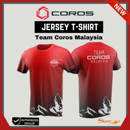COROS Team Malaysia T-Shirt (RED) COROS Team Malaysia T-Shirt (RED)